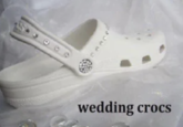 ૩૦૪૭ wedding crocs