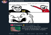 Kairy Luminess @Scaredmess • 19h Sex with a Bear, hehehe! K Yeah, sex with a teacher LOL! Polygon @Polygon • 1d The hottest Disney animal characters, ranked ― and a scientific expla... 22 17223 1,893 37.7K ∞