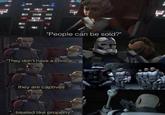 "People can be sold?" "They don't have a choice they are captives..." treated like property." TEST CLASS R