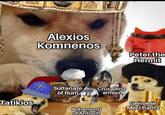 Alexios Komnenos Sultanate of Rum Crusading armies Tatikios Bohemond of Antioch Peter the Hermit Genoese Merchants