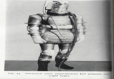 Fig. 34. Normalair early experimental full pressure suit (rigid type).