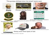 "The grumpy s------- down the street" starter pack Bald Always driving these UNITED STATES Always have this beard style SWEAR WORDS LIST OF SWEAR WORDS IN ENGLISH Canbubble Pisk F*ck you S------ Bugger C--- Bloody hell Knothead Cundumpster Wanker Bellocks S--- Piss off A------ D------- c'nt Son of a bitch Pick trumpet Chead Bitchlits Criker Rabbishi Pissfe T--------- Thundercant D------- Shitpouch Jizzstain Nonce Knobjockey Custpuddio D--------- Q--- Shag Wanker Pisskidney Banbap Wazzock F--- wit Bastard Talking the piss Cumwipe T Bitch Damn T--- Arsabadger Fanty Belaid Cackwomble T--- face Bollocks Jizzcock Pisci Cack Love English AR M VETERAN www.loveenglish.org Knows every curse word in existence Has a straight up drop dead, gorgeous niece, daughter, or granddaughter Probably was a military veteran FISHING Racist, homophobic, will call you a sissy or all of the above shutterstock Always wear these types of hats His wife being the most sweetest thing in existence or maybe dead