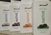 girl scouts TREFOILS BODY WASH NATIVE girl scouts COCONUT CARAMEL BODY WASH NATIVE girl scouts PEANUT BUTTER BODY WASH NATIVE girl scouts THIN MINTS BODY WASH NATIVE SULFATE FREE DYE FREE PARABEN F PHTHALATE FR 18 FL OZ (532 mL) SULFATE FREE DYE FREE PARABEN F PHTHALATE FR 18 FL OZ (532 mL) SULFATE FREE DYE FREE PARABEN FI PHTHALATE FRI 18 FL OZ (532 mL) PARABEN FREE PHTHALATE FREE SULFATE FREE DYE FREE 18 FL OZ (532 mL)
