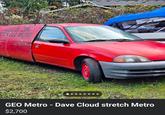 ETCH GED METRO GEO Metro - Dave Cloud stretch Metro $2,700