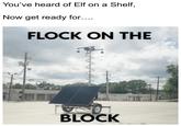 You've heard of Elf on a Shelf, Now get ready for.... FLOCK ON THE BLOCK