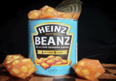 OL HEINZ EST! 1869 BEANZ In a rich tomato sauce 1 OF YOUR 5 A DAY. 57 17
