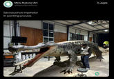 Meta Natural Art @NaturalArtDino Sarcosuchus imperator In painting process Sone X.com META NATURE