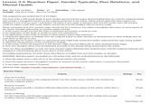 Lesson 3.3: Reaction Paper: Gender Typicality, Peer Relations, and Mental Health Due Nov 9 by 11:59pm Points 25 Submitting a file upload Available Aug 25 at 12am - Nov 9 at 11:59pm This assignment was locked Nov 9 at 11:59pm. You must write a 650 words (body of text), double-spaced reaction paper demonstrating that you read the assigned article, and includes a thoughtful reaction to the material presented in the article. Points will be deducted when papers are deficient in any of these areas. I will deduct 10 points if your paper is between 620 and 649 words, and I will not give credit for papers under 620 words. Papers not turned in by the deadline will not receive credit. Please remember that your reaction paper should not be a summary, but rather a thoughtful discussion of some aspect of the article. Possible approaches to reaction papers include: 1. A discussion of why you feel the topic is important and worthy of study (or not) 2. An application of the study or results to your own experiences 3. An application of the study or results to observations about other behaviors 4. Linking the objectives or findings from the assigned article to other domains of development or other findings that we read about or discuss in class 5. A suggestion for further studies or experiments that might help researchers better understand the topic being studied 6. Alternate interpretations of the researchers' findings 7. A discussion of how development in this domain might proceed differently at other developmental stages 8. Your own thoughts about how development proceeds in the domain being researched in the article There are other possibilities as well. The best reaction papers illustrate that students have read the assigned materials and engaged in critical thinking about some aspect of the article. Formatting requirements: 12-point Times New Roman or Calibri font, one-inch margins on all sides. GRADING: Reaction papers are graded on a 25-point scale, and are evaluated based on the following: 1. Does the paper show a clear tie-in to the assigned article? (10 points) 2. Does the paper present a thoughtful reaction or response to the article, rather than a summary? (10 points) 3. Is the paper clearly written? (5 points) ARTICLE LINK: Gender Typicality, Peer Relations, and Mental Health✓ Reaction Papers Criteria Clear tie to Article Is there a clear link back to the assigned article? Can the reader assess whether the student has read the assigned article? Ratings Pts 10 pts Reaction Content Does the paper provide a reaction/reflection/discussion of some aspect of the article, rather than a summary? 10 pts Clarity of Writing Are the main ideas and thoughts organized into a coherent discussion? Is the writing clear enough to follow without multiple re-readings? 5 pts Total Points: 25