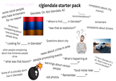 complaints about city council Hungry_Security_8747 some racist people who hate Armenians for no reason Armenians complaining about how Armenian people drive r/glendale starter pack Glendale, CA. Not Glendale, AZ. " recommendations?" " Where to find in Glendale?" "was that an explosion?" Armenians complaints about drivers "Looking for in Glendale" Questions about city news about crime in area other people complaining about how Armenian people drive "what was that boom?" people promoting events Some of us actually don't live in Glendale! "What's happening at ?" warnings about certain. people old photos " "loud noise near _?” Remember "I'll be in Glendale for a bit. What's there to do around Glendale?" "