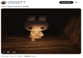 A "tweet":https://knowyourmeme.com/memes/sites/twitter-x using the Umi Walking With a Candle "GIF":https://knowyourmeme.com/memes/cultures/gif in a "GIF Caption":https://knowyourmeme.com/memes/gif-captions post.