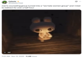 A "tweet":https://knowyourmeme.com/memes/sites/twitter-x using the Umi Walking With a Candle "GIF":https://knowyourmeme.com/memes/cultures/gif in a "GIF Caption":https://knowyourmeme.com/memes/gif-captions post.