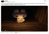 A "tweet":https://knowyourmeme.com/memes/sites/twitter-x using the Umi Walking With a Candle "GIF":https://knowyourmeme.com/memes/cultures/gif in a "GIF Caption":https://knowyourmeme.com/memes/gif-captions post.