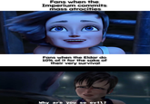 Fans when the Imperium commits mass atrocities Fans when the Eldar do 10% of it for the sake of their very survival Why are you so evil?