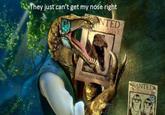 They just can't get my nose right NTED DOF ALIVE Baryonyx walker SWANTED DEAD ALIV