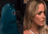 X user @g2itter2eo responded to a post asking, "can someone make a gif of her next to the blue blob," by posting a version of the Mckenna Grace GIF that placed her alongside the "B.O.B. Staring":https://knowyourmeme.com/memes/bob-staring meme, gathering over 15,000 likes in three days.