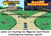 WARLORD GAMES WORKSHOP PAYANA Base anarchy Base standardization pov ur trying to figure out how miniature bases work