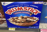 G General Mills BEST Used By NEW! & SWEETENED CORN AND WHEAT CEREAL ACK classic vanilla WITH OTHER NATURAL FLAVOR TM PER 1 CUP SERVING 180 170 CALORIES SAT FAT SODIUM 12 TOTAL SUGARS NET WT 10.6 OZ (300g) $5.49 520 恩恩 096-007-001-024 01600015556 3114071 EACH 10.6OZ UD SERVING SUGGESTION ENLARGED TO SHOW DETAIL PER 1 CUP SERVING 140 CALORIES Og SAT FAT 0% DV 190mg SODIUM 11, TOTAL SUGARS 8% DV SEE NUTRITION FACTS FOR "AS PREPARED INFORMATION G M ENLARG SHOW ET WT 12 OZ (340g) ① Spec GM BLUBRY C