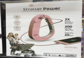 S Stroller Power 洛 CLIP CARRY (3) CHARGE mommy power Stroller Power Power bank & carry-all hook for the mom on the go. .... 5/3 . 2X Extra Battery Power 200 Hours TALK TEXT STREAM SHOP Hook can hold up to 25 lbs. Recharge your phone or tablet Pink Blush Made for iPhone ANDROID Samsung GALAXY LG | Charges with MICRO USB