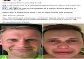 2h⚫ This is how life is actually lived. The left is me in a wonderful headspace, fresh off a run on a family vaca The right is me in the middle of a panic attack before a business function Most don't share this side. I do to help break the stigma. You are not alone. You are stronger when you confront, speak about, and find the tools to manage the challenging part of having a human #FraudFighter #Real