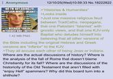 Anonymous NO I'M NOT GOING TO "EXPLAIN WHAT I MEANT" BECAUSE YOU'RE RETARDED AND I HATE YOU 1.42 MB PNG 12/10/25(Wed)10:59:33 No. 18222822 >"Histories & Humanities" >Looks inside >Just one massive religious feud between TradCaths, neopagans, that one Pakistani "Islamist" with gnostic views, and that one KJV-only Baptist who deludes himself into believing that all other versions of the Bible including the original Hebrew and Greek versions are "inferior" to the KJV. >They all accuse each other of being Jews or Indians. Where are the actual discussions of history? Where is the analysis of the fall of Rome that doesn't blame Christianity for its fall? Where are the discussions of the historicity of the Old Testament that aren't filled with "enjoy Hell" spammers? Why did this board turn into a s-------?