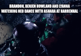 BRANDON, BENJEN HOWLAND AND LYANNA WATCHING NED DANCE WITH ASHARA AT HARRENHAL p.com