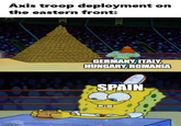 Axis troop deployment on the eastern front: imgflip.com GERMANY, ITALY, HUNGARY, ROMANIA SPAIN