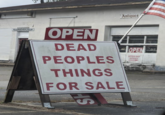 Antiques FEUERWEHRMUSEUM OPEN DEAD PEOPLES THINGS FOR SALE OPEN ANTIQUE SHOP ENTRANCE SH
