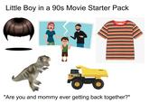 Little Boy in a 90s Movie Starter Pack 952 Tonka 2447 "Are you and mommy ever getting back together?" JOYDAY