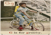 Gg G is for groovy.