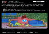 Dan 10 @DanBoyWonder Follow Told my homie I was on sonic and god of war instead of NBA2k and he called me every insult known to man #RipBandz @LANDOCUH-17 Jun N----- when a video game aint got guns or a ball in it 0:06 12:55 AM 19 Jun 23 4.7M Views . 7,325 Retweets 267 Quotes 72.1K Likes