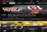 ► YouTube за All KSI Gaming Reaction GOONING WILL NEVER BE THE SAME... W 13:21 Which JoJo Stands Are The BEST For Gooning? DavisFluke • 2.9 lakh views • 2 months ago DavisFluke humorously... Summary time to gnuts! Home 8 Shorts 4:54 + Subscriptions You
