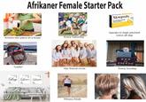 Afrikaner Female Starter Pack D GILBERT Knows her place at a braai Every Saturday "Liefie" Lag Lewe Liefde t Her friend circle a Fitness freak Strepsils Strepsils Soothing Honey and Lemon 0.6 mg 2,4-Dichlorobenzyl alcohol 1,2 mg, Sol 1,2 mg. sore throats for s Soothing relief Strelende verligting vir n seer keel 24 Lozenges/Suigtablette Speaks in high pitched voice all day GOD IS LIEFDE Every Sunday