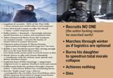 . Legalizes & recruits ~90% of the Free Folk → turns enemies into lawful subjects and manpower • Uses Ned Stark's name to rally the North → raises ~3,000 mountain clans . Pulls Umber + Karstark → knowingly tolerates Arnolf Karstark as a traitor and weaponizes him • Takes Deepwood Motte from the Ironborn via surprise assault → secures the loyalty of House Glover & Lyanna Mormont . . Captures Asha Greyjoy & Theon Greyioy → gains political hostages and leverage over the Iron- • Builds a new Northern power bloc strong enough that even the Iron Bank takes notice → Iron Bank sends envoys north to actively invest in him • Sends Davos to ally with House Manderly . . . → coordinates with the richest, most quietly anti- Bolton Northern house -> Explicitly bans R'hllor burnings → suppresses religious terror to appease Northern lords and custom Deliberately leaks his position through a known traltor → baits Roose Bolton into committing forces • Sets the "Night Lamp" trap + thin ice → extinguishes the watchfire, lures Frey/Bolton calvry off the causeway forces them to charge across frozen lakes and drown under armored weight • Recruits NO ONE (the entire f------ reason he marched north) • Marches through winter as if logistics are optional • Burns his daughter to speedrun total morale collapse • Achieves nothing • Dies