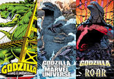 GODZILLA KING THE MONSTERS DC GODZILLA GODZILLA DESTROYS THE MARVEL UNIVERSE INFINITY ROAR