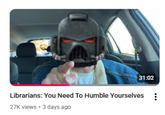 31:02 Librarians: You Need To Humble Yourselves : 27K views • 3 days ago