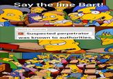 Say the line Bart! Attack in Australia Suspected perpetrator was known to authorities,
