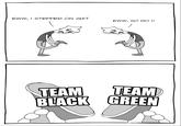 EWW, I STEPPED ON S--- EWW, SO DO !! TEAM TEAM BLACK GREEN