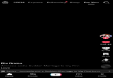 A blank black screenshot of the Amnesia and a Sudden Marriage to My First Love video on "TikTok":https://knowyourmeme.com/memes/sites/tiktok, which was at the center of a viral TikTok glitch in December 2025.
