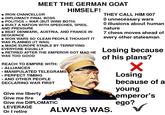 MEET THE GERMAN GOAT • IRON CHANCELLOR • DIPLOMACY FINAL BOSS HIMSELF! • POLITICS > WAR (BUT WINS BOTH) • BUILT A NATION WITH SPEECHES, SPIES, AND PRESSURE • BEAT DENMARK, AUSTRIA, AND FRANCE IN SEQUENCE • WON WARS SO CLEAN PEOPLE THOUGHT IT WAS PLANNED (IT WAS) • MADE EUROPE STABLE BY TERRIFYING EVERYONE EQUALLY • RETIRED AFTER THE EMPEROR GOT MAD HE WAS TOO GOOD • REACH TO EMPIRE WITH: ALLIANCES MANIPULATED TELEGRAMS PERFECT TIMING AND OTHER PEOPLE DECLARING WAR FIRST Give me liberty Give me DIPLOMATIC Give me fire THEY CALL HIM 007 0 unnecessary wars O illusions about human nature 7 chess moves ahead of every other statesman Losing because of his plans? ✓ Losing because of a young emperor's ego? LEVERAGE Or I retire ALWAYS WAS.