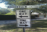 BROOKVIEW LN 100 ONE WAY ONE WAY