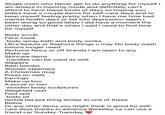 Single mom who Never get to do anything for myself I am always in mommy mode and definitely can't afford to have these kinds of days so hoping you ladies have a couple items for self-care days and to keep myself feeling pretty when I have me time bad mental health days or fall into depression again I been doing so good lately I did have a moment the other day and that's when I said I need to find time for myself Body scrub Face mask body spray bath and body works Ultra beauty or Sephora things u may No body wash lotions longer need Perfume fancy or off brands I am open to any Make up Skincare items Candles can be used as well Slippers Bath bombs Shower steamers A Christmas mug Press on nails Earrings Make up box A purse or two wooden body sculptures Weighted vest Foot spa body oil herbal tea pot thing similar to one of these Below Or any other items you might think is good for self- care days thanks in advance Berkeley ca can use a friend car Sunday-Tuesday