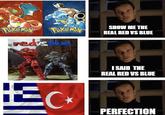 POKEMON POKEMON redys SHOW ME THE REAL RED VS BLUE I SAID THE REAL RED VS BLUE EC PERFECTION