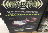 SHOE BEATZ Bluetooth WIRELESS TECHNOLOGY ENABLED TM SPEAKER SHOES!