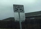 SPEED LIMIT 25