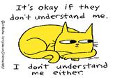 It's okay if they don't understand me. Jim Benton instagram.com/jimbentonshots/ I Benton & I don't understand me either.