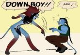 DOWN BOY!! ww ༡༡ ARF !