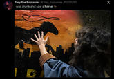 Trey the Explainer @Trey_Explainer 10/25/25 I was drunk and saw a horse X