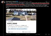 Casey B. Head @CaseyBHead - 16h You could move to Aplington, Iowa and get a job at the post office making $25 an hour to start, meet a nice girl at the First Reformed Church and take her on a date to Stinky's Bar and Grill, and get married and raise up seven children in this house but you will not do it. For sale $95,000 8 beds 1 baths 2,944 sqft 14815 Highway 57, Aplington, IA 50604 Est.: $641/mo Get pre-qualified Acres 5.7K t 3K Built in 1870 1 of 23 27K ili 7.1M