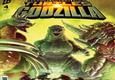4 $4.99 US COVER A TEENAGE MUTANT NINJA TURTLES GODZILLA