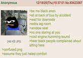 Anonymous 249 KB JPG >confused.png 12/18/25(Thu)15:37:01 No.83423367 >be me black anon >sit at back of bus by accident >wait for downside >extra leg room >window seat >no one staring at you >cool engine humming sound >hear black people complained about sitting here >assume they just hated comfort